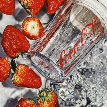 Coca-Cola Octagon Tritan Water Tumbler – Crystal 390ml | GERM | BPA-Free Travel Cup | Official Licensed Coke Design | Leak-Proof & Lightweight