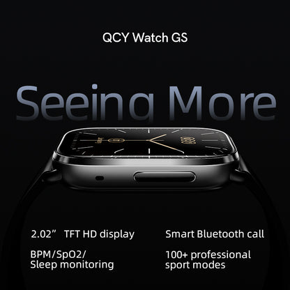 QCY GS Smart Sports Watch - Black - ORRO HOME