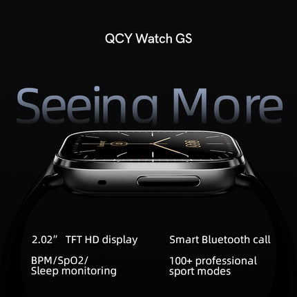QCY GS Smart Sports Watch - Silver - ORRO HOME