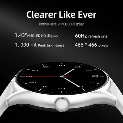 QCY GT Smart Watch - Silver - ORRO HOME