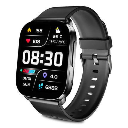 QCY GS Smart Sports Watch - Black - ORRO HOME