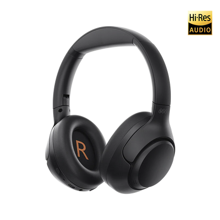 H3 ANC Active Noise Cancelling Headphones, Bluetooth 5.4 Wireless Over-Ear Headphones, Hi-Res Audio, Deep Bass, Multipoint Connection, 60H Playtime, Custom EQ via App Black