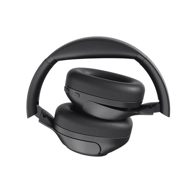 H3 ANC Active Noise Cancelling Headphones, Bluetooth 5.4 Wireless Over-Ear Headphones, Hi-Res Audio, Deep Bass, Multipoint Connection, 60H Playtime, Custom EQ via App Black