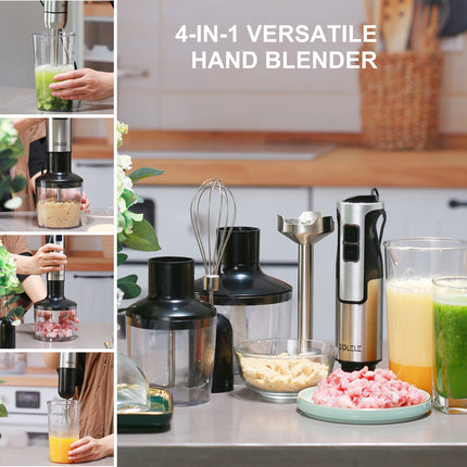 ZOLELE HB1200 4-in-1 Immersion Blender - White - ORRO HOME