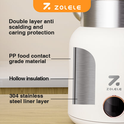 ZOLELE HK152 Cordless Smart Electric Kettle - White - ORRO HOME