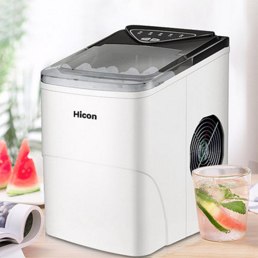 Hicon HZB-16AL Smart Ice Maker Machine 2L Capacity - White - ORRO HOME