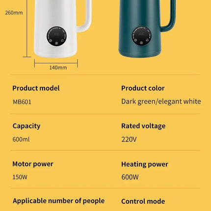 ZOLELE MB601 Juice Blender & Electric Kettle - ORRO HOME