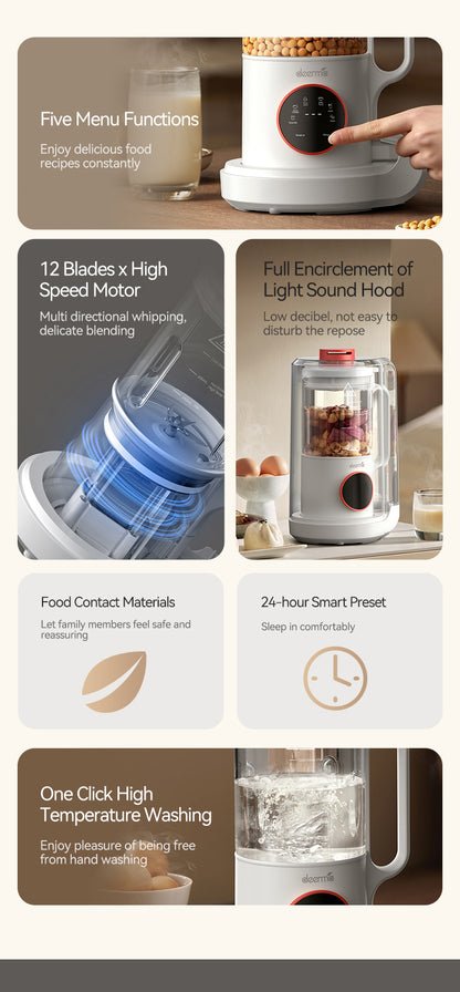 Multifunctional Cooking Blender NU500W - White - ORRO HOME
