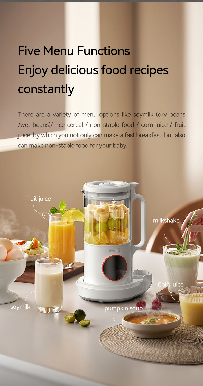 Multifunctional Cooking Blender NU500W - White - ORRO HOME