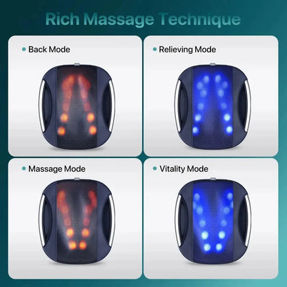 Philips Back Massager PPM4501 Back Massager With Ergonomic Comfortable Fit Design Dark Blue - ORRO HOME