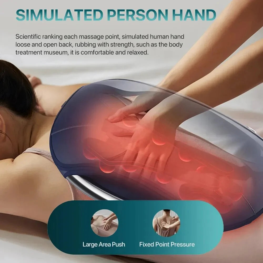 Philips Back Massager PPM4501 Back Massager With Ergonomic Comfortable Fit Design Dark Blue - ORRO HOME