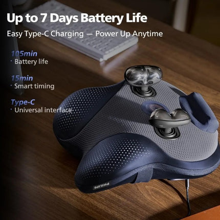 Philips PPM3503N Neck & Body Massager with Dual-Zone Heat