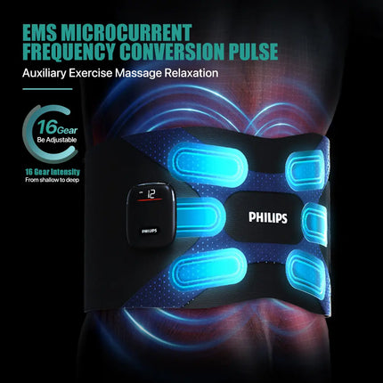 Philips Abdominal Belt PPM4331 Black Southeast Asian Version