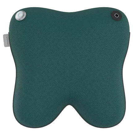 Philips PPM4311 Wireless Back Massager – 3D Kneading & Heat Therapy, Green