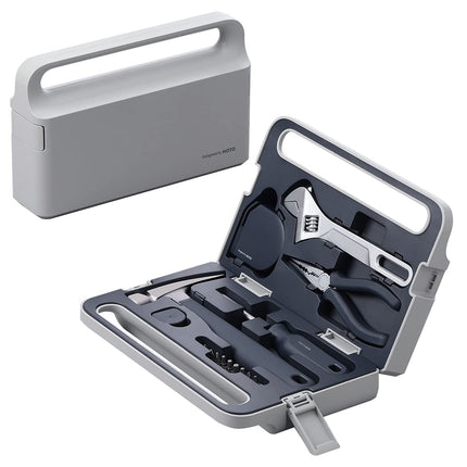 Hoto 5 Pieces Tool Set With Multipurpose Manual Screwdriver - Silver - ORRO HOME