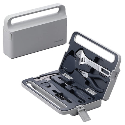 Hoto 5 Pieces Tool Set With Multipurpose Manual Screwdriver - Silver - ORRO HOME