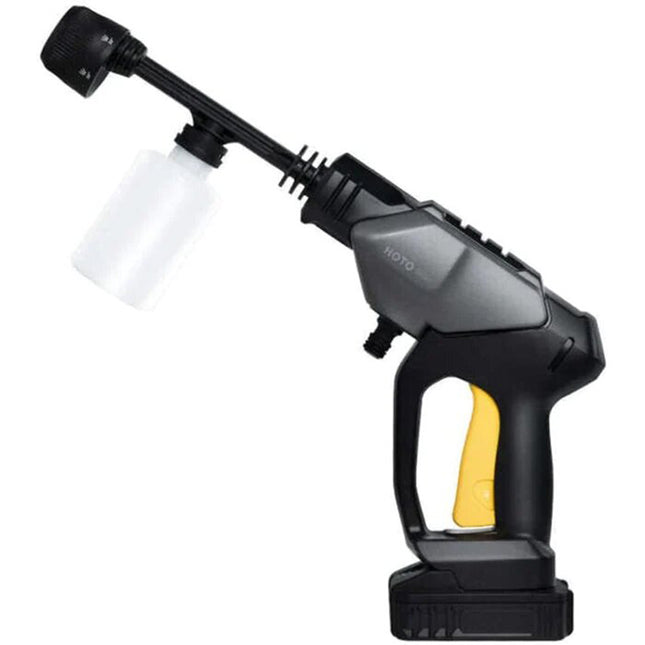 HOTO 20V Cordless High Pressure Washer 6-in-1 Multifunctional Nozzle - Black - ORRO HOME