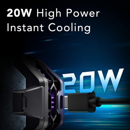 Black Shark Fun Cooler 3 Pro BR31 20W Powerful Cooling - Black - ORRO HOME