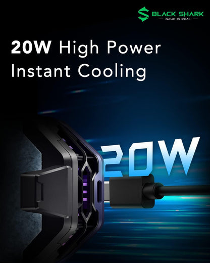 Black Shark Fun Cooler 3 Pro BR31 20W Powerful Cooling - Black - ORRO HOME