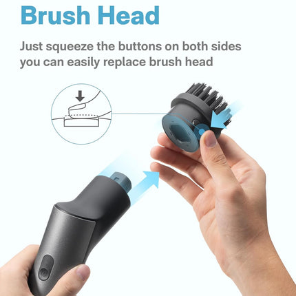 HOTO QWQJS001 Electric Cleaning Brush 7 Interchangeable Brush Heads - ORRO HOME