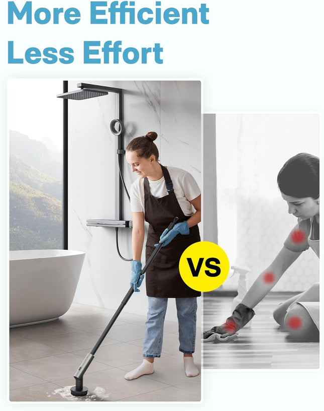 HOTO QWQJS001 Electric Cleaning Brush 7 Interchangeable Brush Heads - ORRO HOME