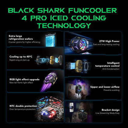 Black Shark FunCooler 4Pro BR41 - Gray - ORRO HOME