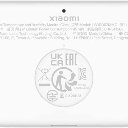 Xiaomi Temperature and Humidity Monitor Clock With Large - White - ORRO HOME
