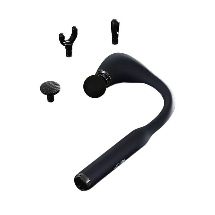 Philips PPM3502G Massage Hammer, Hook Shaped Curved Massager Gun - Blue - ORRO HOME