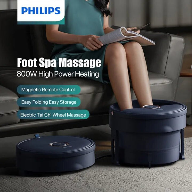 Philips PPM6501 Foot Bath Massager Warm Water Therapy & Bubble Massage, Blue ORRO HOME Philips PPM6501 Foot Bath Massager Warm Water Therapy & Bubble Massage, Blue ORRO HOME