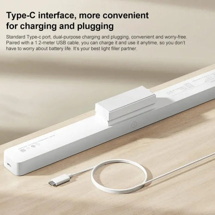 Xiaomi Magnetic Reading Light Bar,Versatile Wireless Light, Extended Lamp Head - White - ORRO HOME