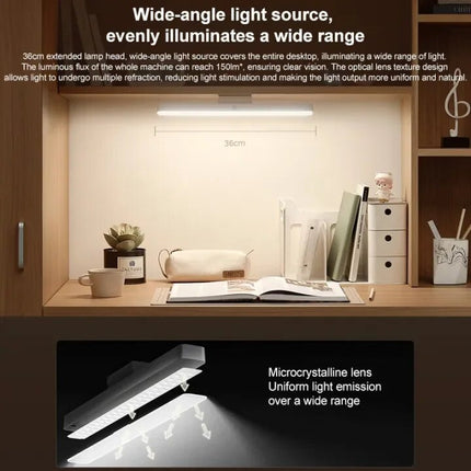 Xiaomi Magnetic Reading Light Bar,Versatile Wireless Light, Extended Lamp Head - White - ORRO HOME