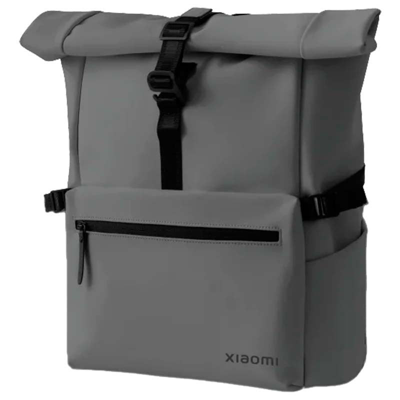 Xiaomi Roll Top Casual Backpack,Stylish Roll Top Design, Can Accommodate a 15.6-inch Laptop - Gray - ORRO HOME
