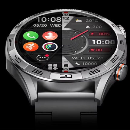 Haylou Solar 5 Smartwatch. 1.58 AMOLED Display, 15 Days Battery Life - Silver - ORRO HOME