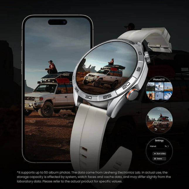 Haylou Solar 5 Smartwatch. 1.58 AMOLED Display, 15 Days Battery Life - Silver - ORRO HOME