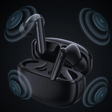 Haylou W1 ANC T007 Wirless Earphone, Pure Hi-Fi Sound,Active Noise Cancellation - Black - ORRO HOME