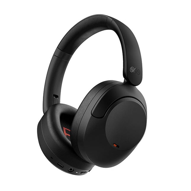 QCY H4 Headphone, Over-Ear Design, Hi-Res Audio, Crystal Clear Call with 43dB Noise Cancellation - Black - ORRO HOME