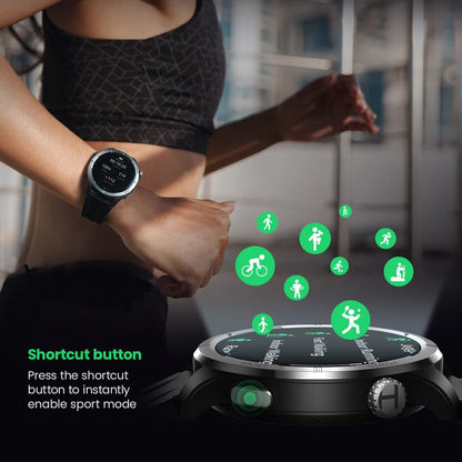 Haylou Solar Neo HF008 Smart Watch, 1.53" HD Display, Smart Message Notifications - Black - ORRO HOME