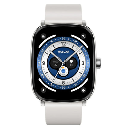 Haylou RS5 Smartwatch, 2.01" AMOLED Display with Silicone & Braided Straps - Silver - ORRO HOME