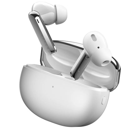 Haylour W1 ANC T007 Wirless Earphone, Pure Hi-Fi Sound,Active Noise Cancellation - Silver - ORRO HOME