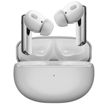 Haylour W1 ANC T007 Wirless Earphone, Pure Hi-Fi Sound,Active Noise Cancellation - Silver - ORRO HOME