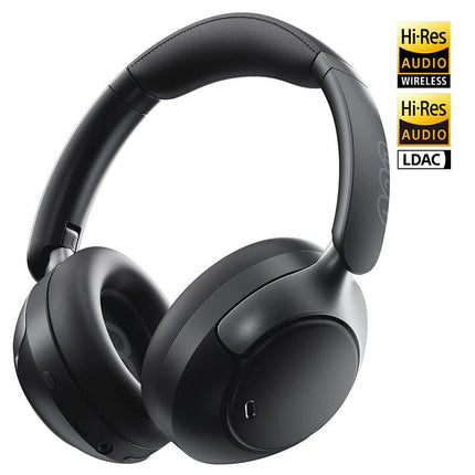 QCY H3 Pro ANC Wireless Headphone Over Ear,50dB Noise Cancelling - Black - ORRO HOME