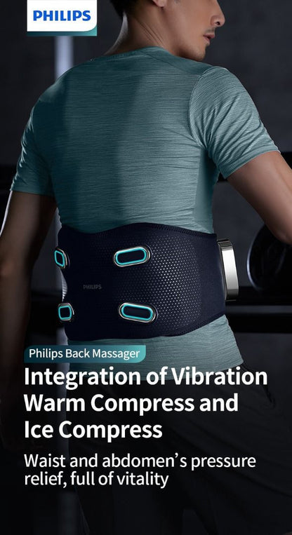 Philips PPM4721 Waist and Abdomen Massager - Black - ORRO HOME
