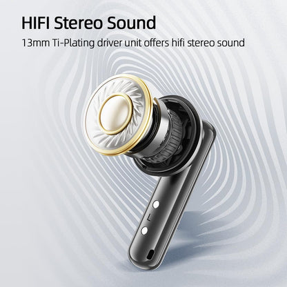 QCY T32 AilyBuds Clear Wireless Earbuds, 5.3 Bluetooth Connection - Black - ORRO HOME