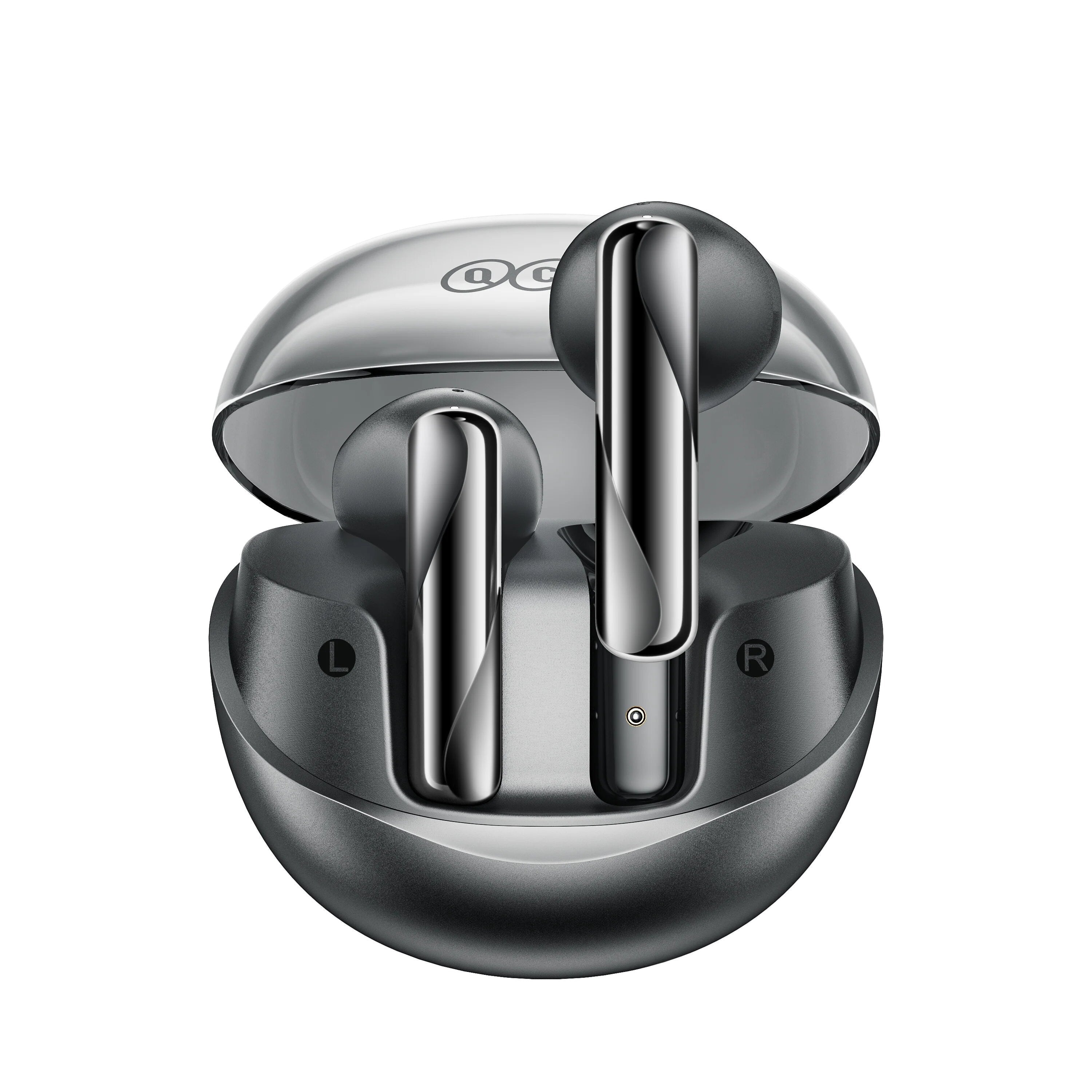 QCY T32 AilyBuds Clear Wireless Earbuds, 5.3 Bluetooth Connection - Black - ORRO HOME