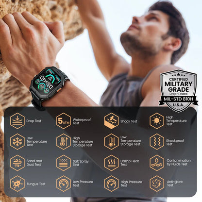 HAYLOU IRON N1 Smart Watch 2.13-inch AMOLED HD Display, 850mAh 100 Days Standby Battery Life - Grey - ORRO HOME