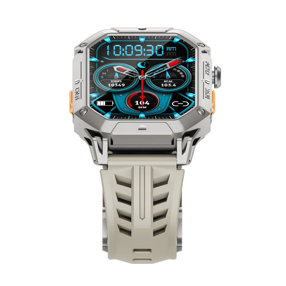 HAYLOU IRON N1 Smart Watch 2.13-inch AMOLED HD Display, 850mAh 100 Days Standby Battery Life - Grey - ORRO HOME