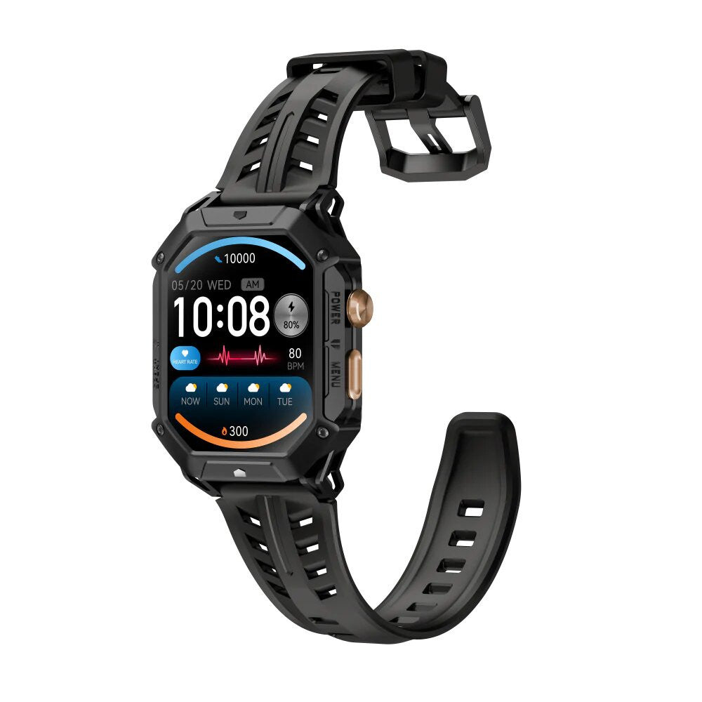 HAYLOU IRON N1 Smart Watch 2.13-inch AMOLED HD Display, 850mAh 100 Days Standby Battery Life - Black - ORRO HOME