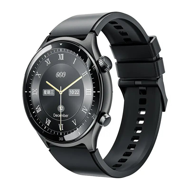 QCY Active GT Bluetooth Calling Smart Watch, Sleek and Stylish Design - Black - ORRO HOME