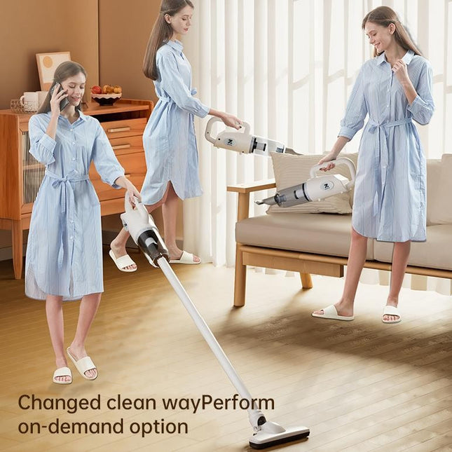 ZOLELE WV101 Cordless Vacuum Cleaner, 3 in 1 Vacuum Cleaner - White - ORRO HOME