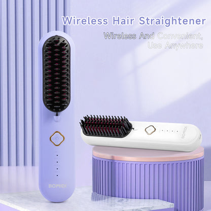 BOMIDI HB2 Wireless Hair Straightener Comb for Various Hair Style USB Rechargeable - ORRO HOME